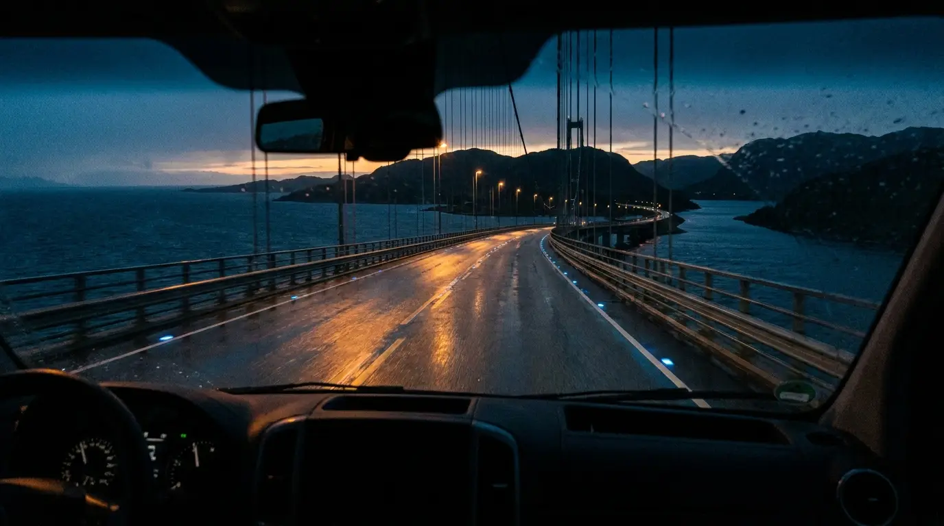 Crossing the mouth of the gulf on the Osmangazi Bridge.